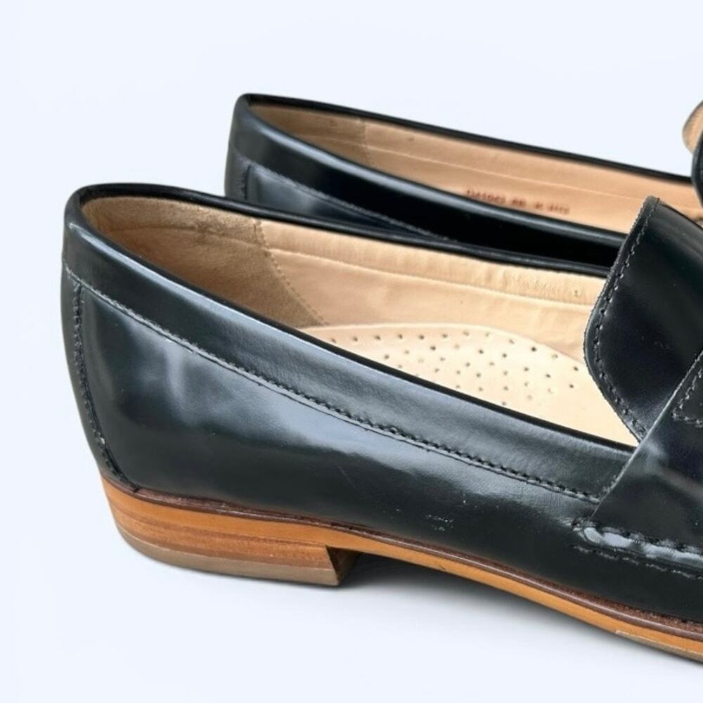 Cole Haan Black Leather Penny Loafers - Picture 12 of 13